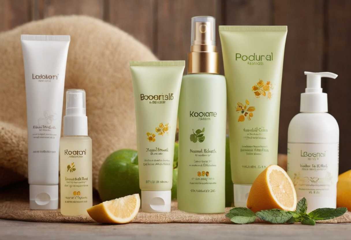 Des soins doux pour la peau de bébé avec des produits naturels